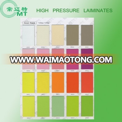 Solid color decorative high pressure laminate/formica board/formica panel